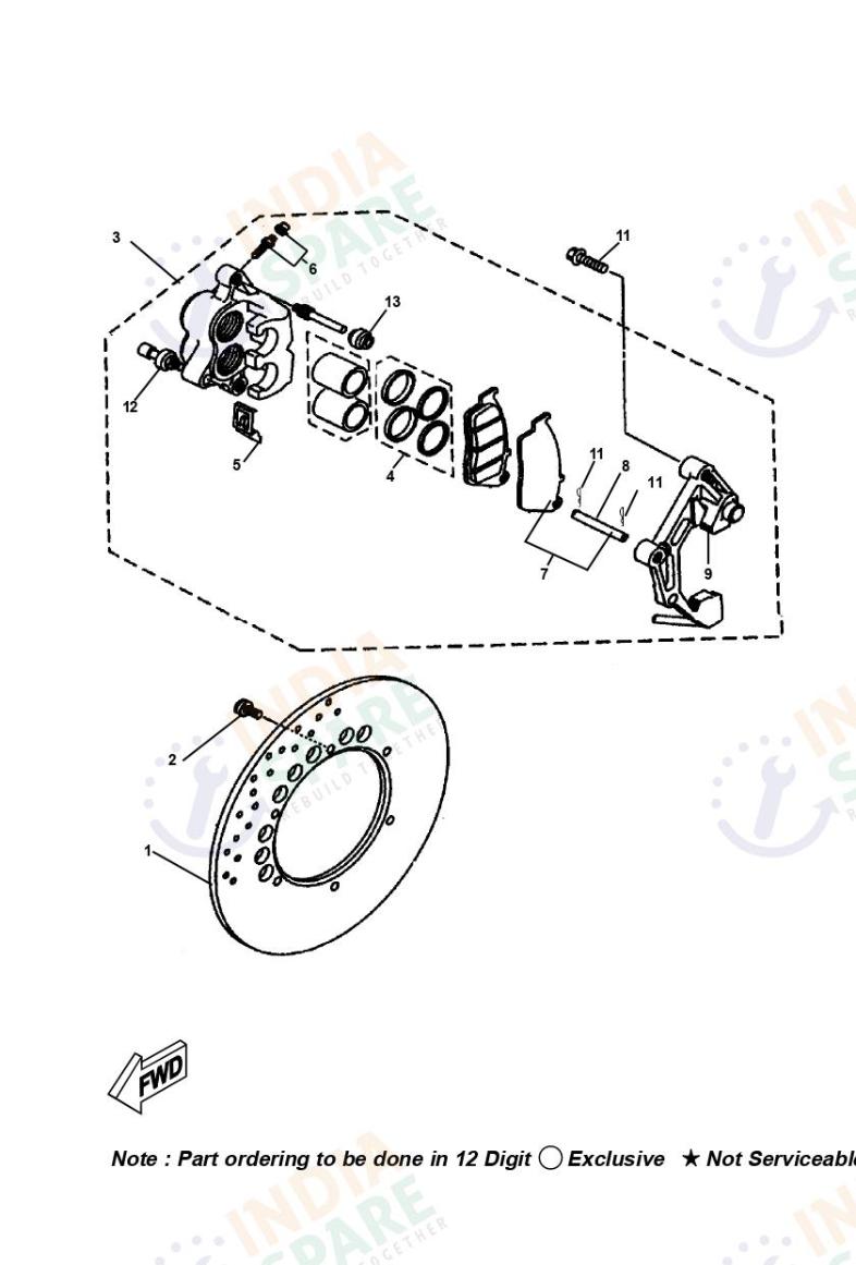 FRONT BRAKE CALIPER